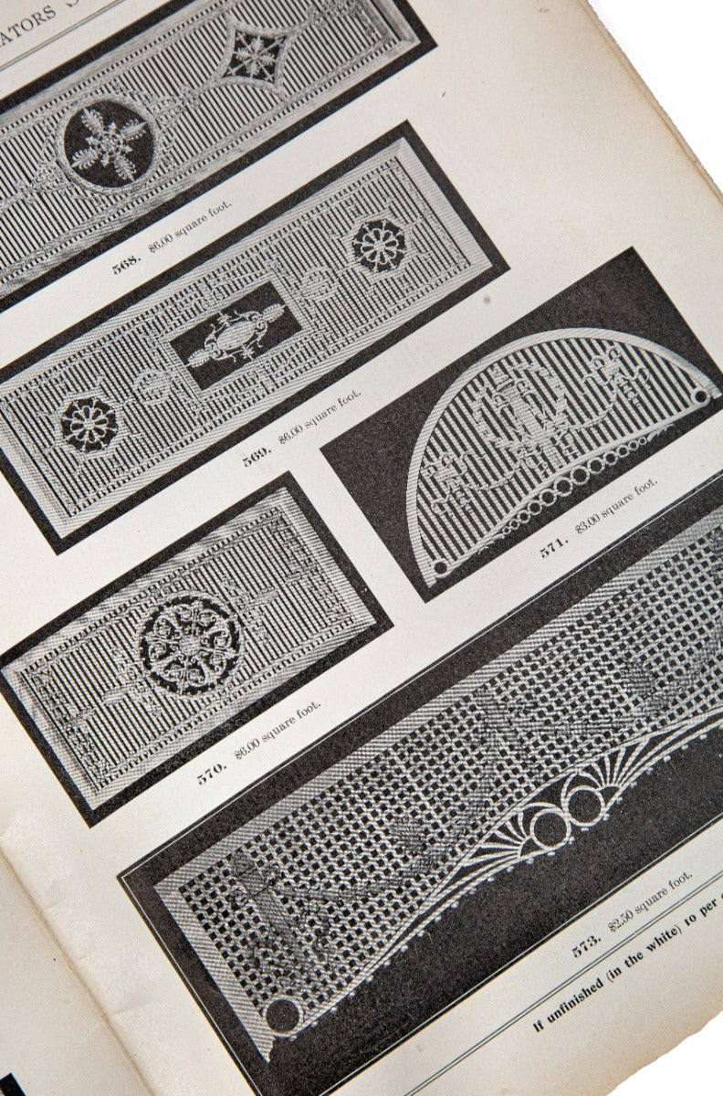 1903 decorators' supply company illustrated catalogue of residential wood and composition grille and fretwork