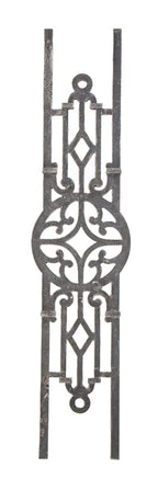 original museum-quality j.e.o. pridemore-designed ornamental cast iron atmospheric nortown theater lobby staircase baluster
