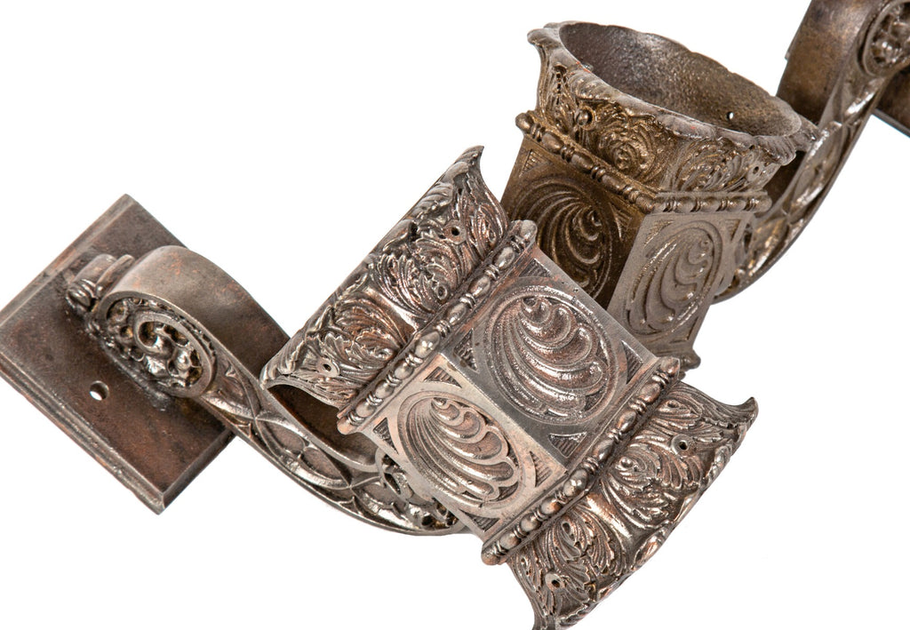 seldom found late 19th century ornamental cast iron winslow brothers single light commercial building lobby elevator lantern