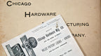 rare 1888 original hardbound chicago hardware mfg. company builders' hardware product catalog