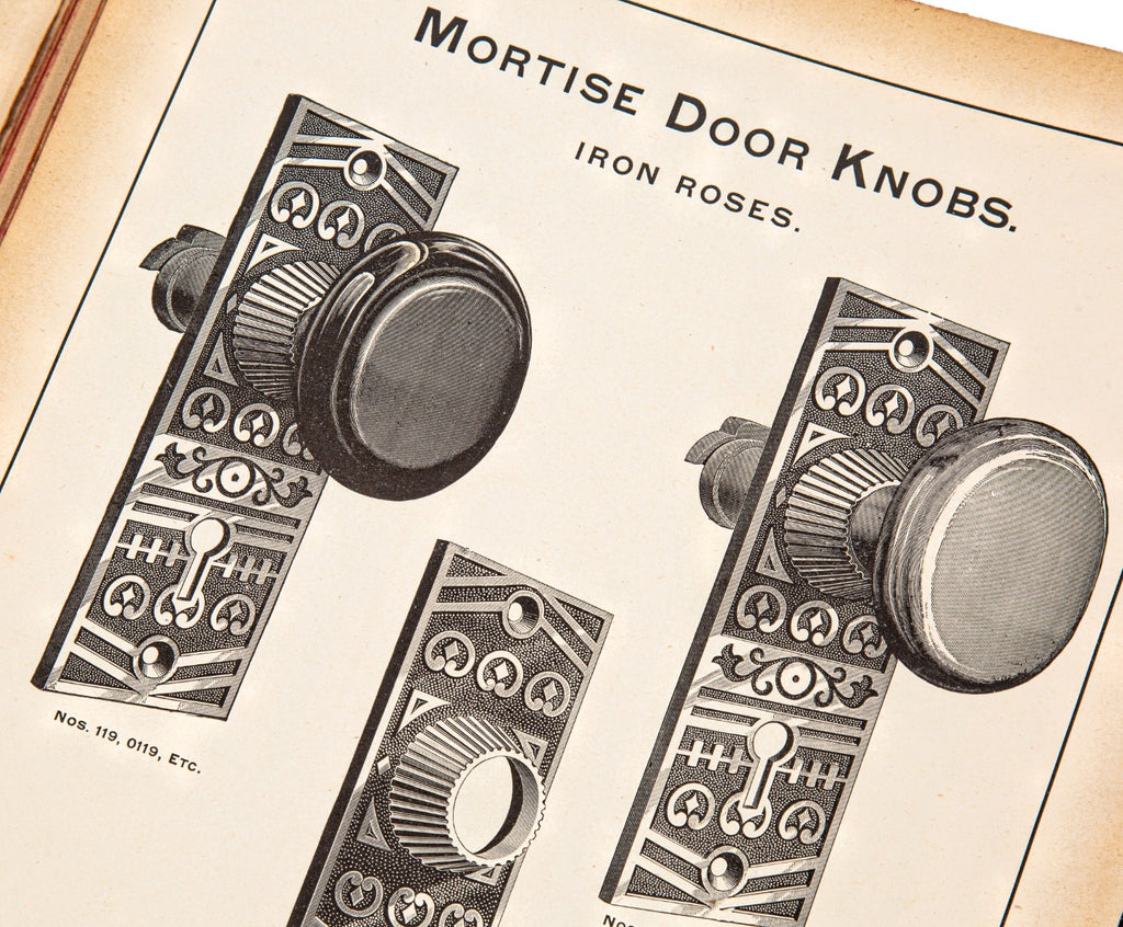 rare 1888 original hardbound chicago hardware mfg. company builders' hardware product catalog