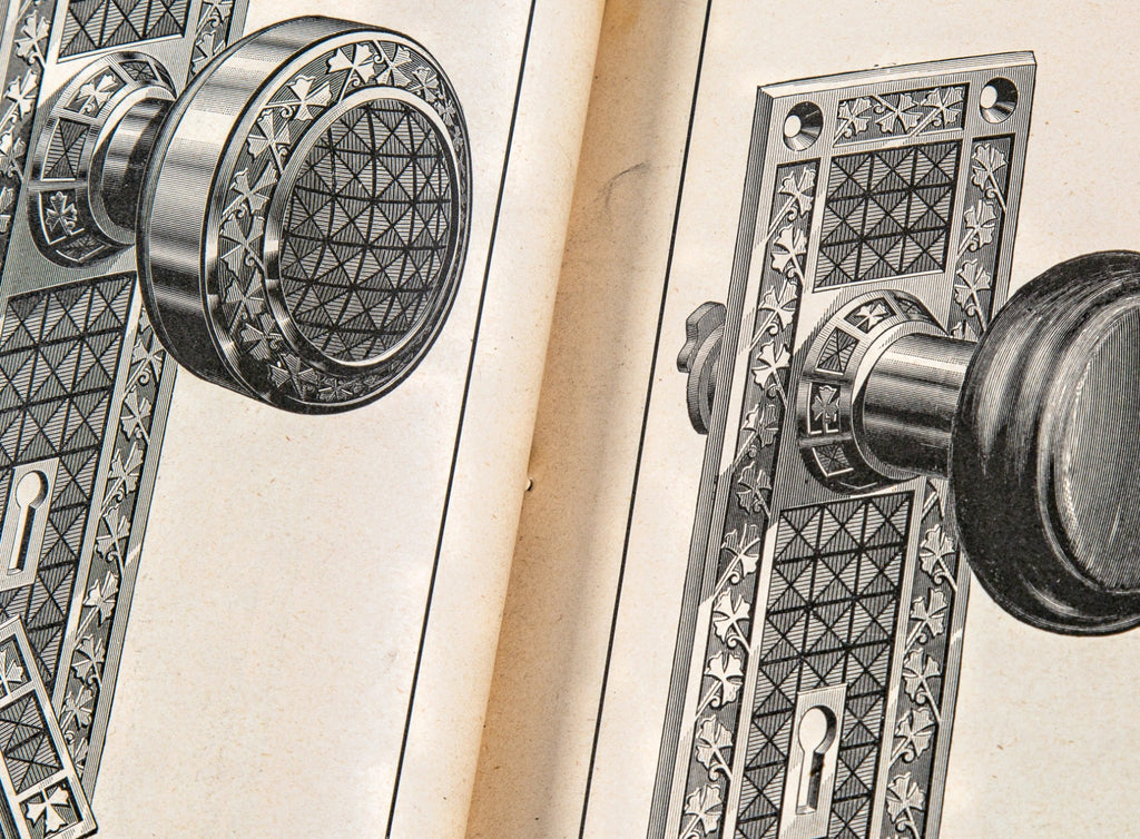 rare 1888 original hardbound chicago hardware mfg. company builders' hardware product catalog