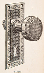 rare 1888 original hardbound chicago hardware mfg. company builders' hardware product catalog