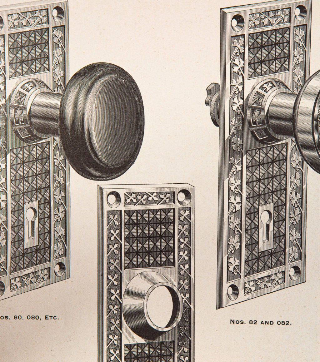 rare 1888 original hardbound chicago hardware mfg. company builders' hardware product catalog