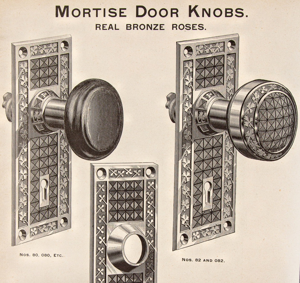 rare 1888 original hardbound chicago hardware mfg. company builders' hardware product catalog