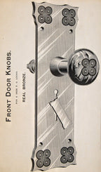 rare 1888 original hardbound chicago hardware mfg. company builders' hardware product catalog