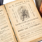 group of rare and highly sought after original pre and post-chicago fire d.b. cooke and lakeside city directories