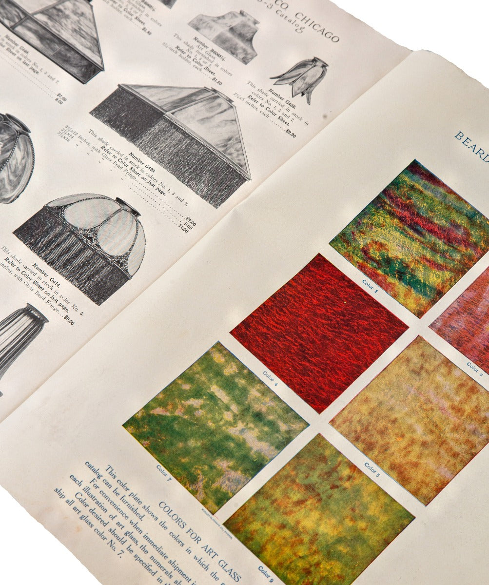 rare early 20th century softbound profusely illustrated saddle-stitched beardslee lighting "s-3" catalog