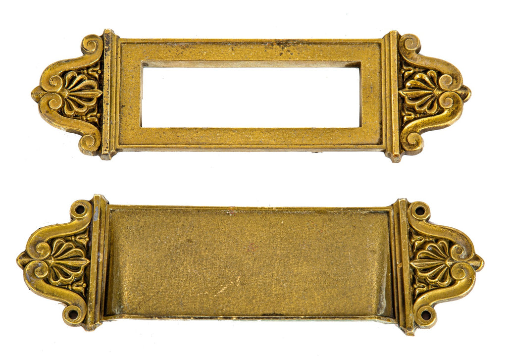 historically important early 20th century chicago civic opera house building office door mail slot and chute