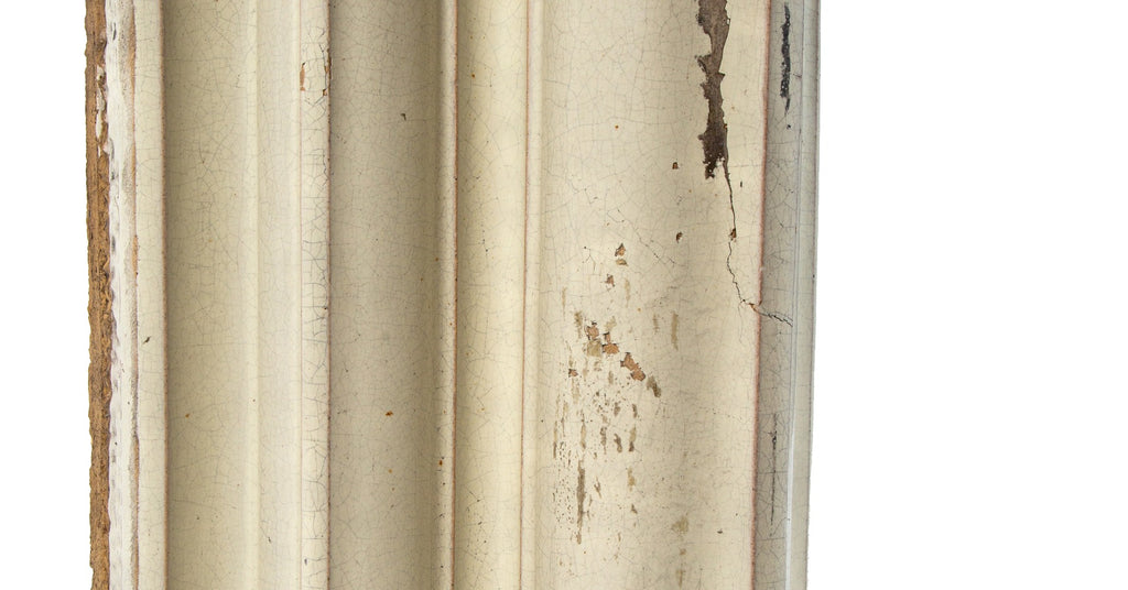 historically important 19th century original exterior reliance building white glazed terra cotta exterior column panel