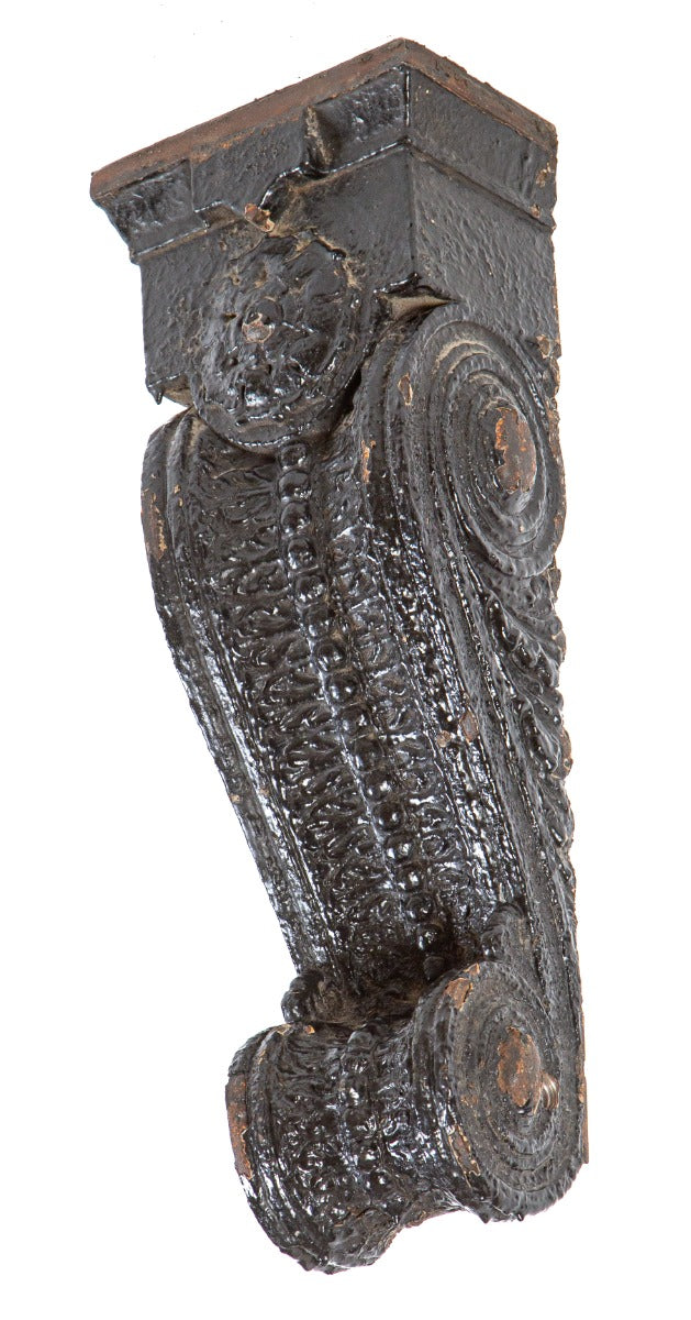 frost and granger-designed neoclassical style ornamental cast iron corbel salvaged from the chicago and northwestern railroad office building