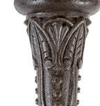 hard to find original 19th century ornamental cast iron dearborn or union foundry exterior storefront column capital fragment