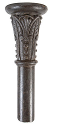 hard to find original 19th century ornamental cast iron dearborn or union foundry exterior storefront column capital fragment