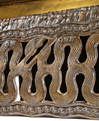 rare and exceptional all original 19th century brass-plated ornamental cast iron dawson brothers fireplace gas insert