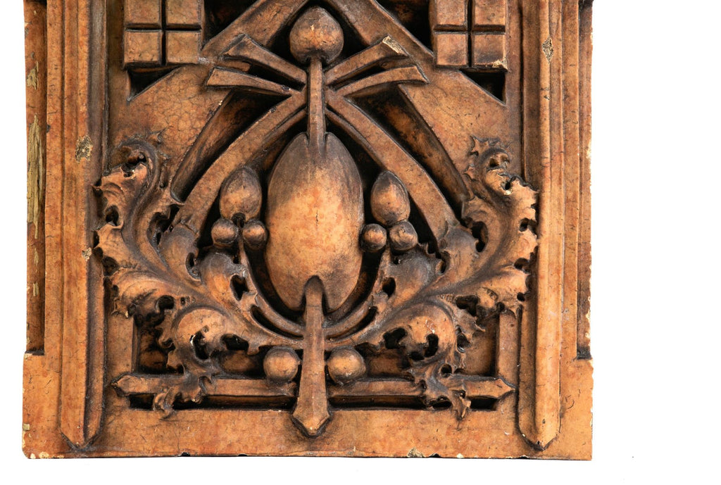 museum-quality 1936 george grant elmslie-designed thomas a. edison school glazed terra cotta