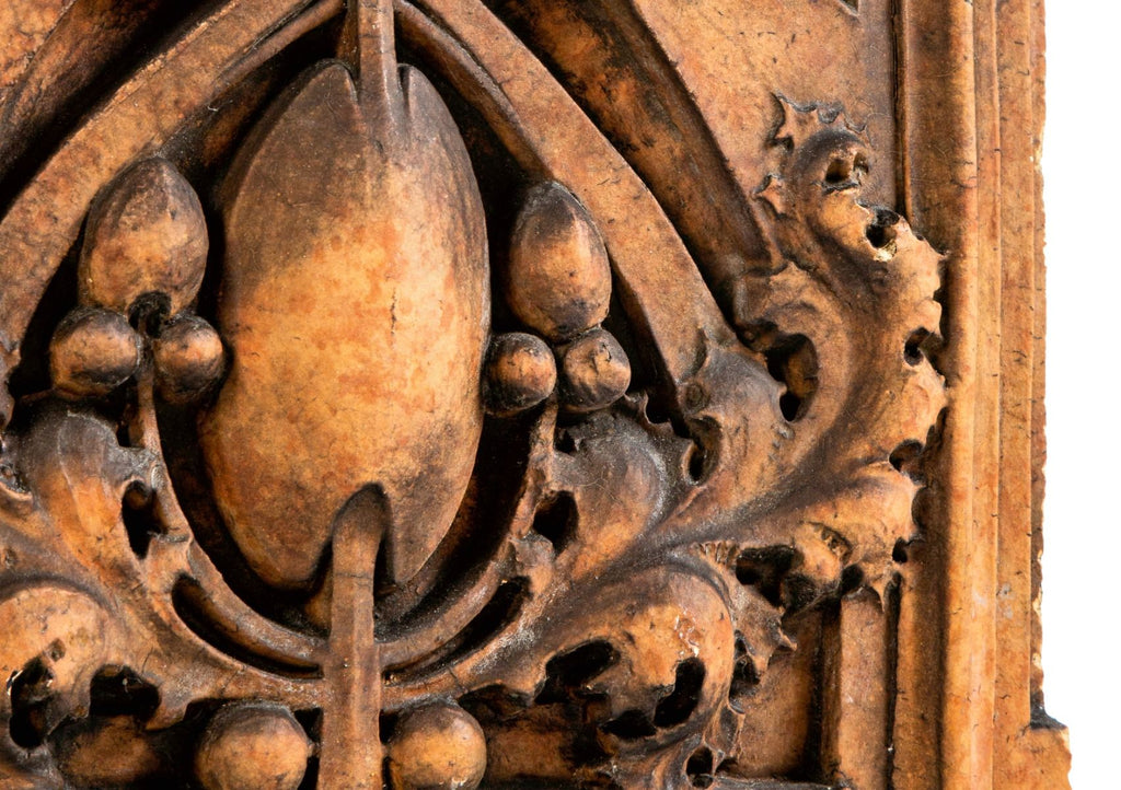 museum-quality 1936 george grant elmslie-designed thomas a. edison school glazed terra cotta