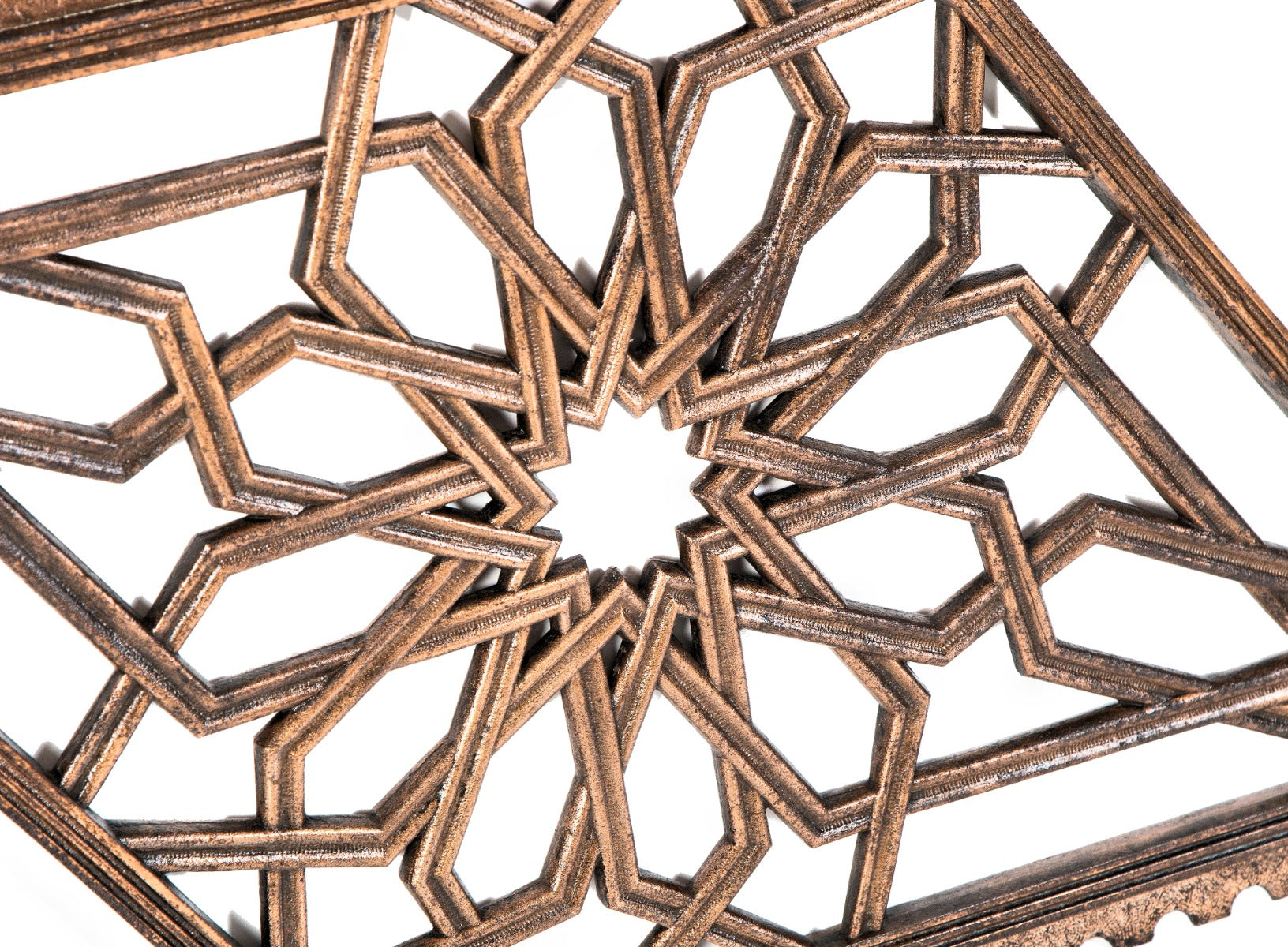 original 1888 john wellborn root-designed ornamental cast iron copper-plated rookery building staircase baluster