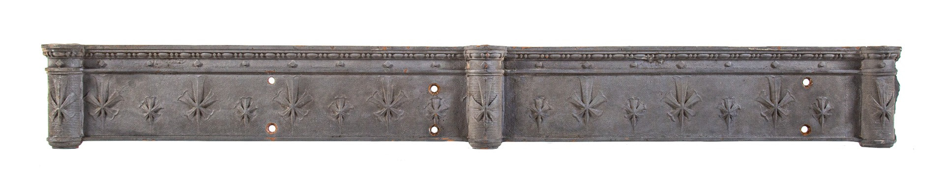 charles b. atwood-designed ornamental cast iron reliance building interior elevator header executed by the winslow brothers