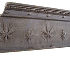 historically important 1890s original charles b. atwood-designed interior cast iron reliance building elevator header fragment