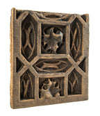 original 1892 schiller building or garrick theater exterior ornamental terra cotta panel executed by the northwestern terra cotta company