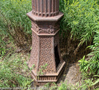 1894-95 original charles b. atwood-designed ornamental cast iron access panel from a chicago world's fair or columbian exposition