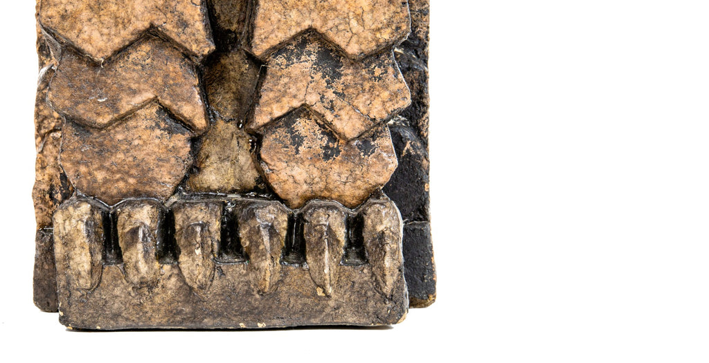 original 1929 american art deco style salvaged chicago richman brothers polychromed terra cotta figural owl