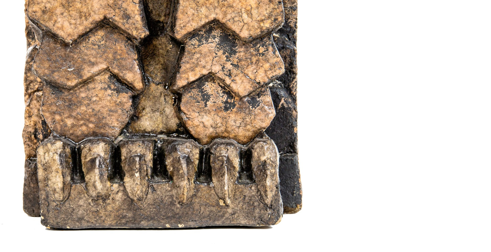 original 1929 american art deco style salvaged chicago richman brothers polychromed terra cotta figural owl