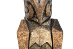 original 1929 american art deco style salvaged chicago richman brothers polychromed terra cotta figural owl