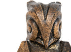 original 1929 american art deco style salvaged chicago richman brothers polychromed terra cotta figural owl