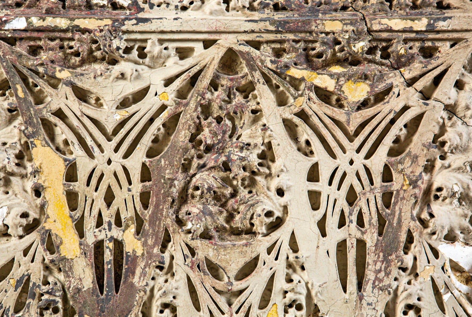 historically important schiller or garrick theater cast plaster auditorium panel fomerly owned by arthur siegel