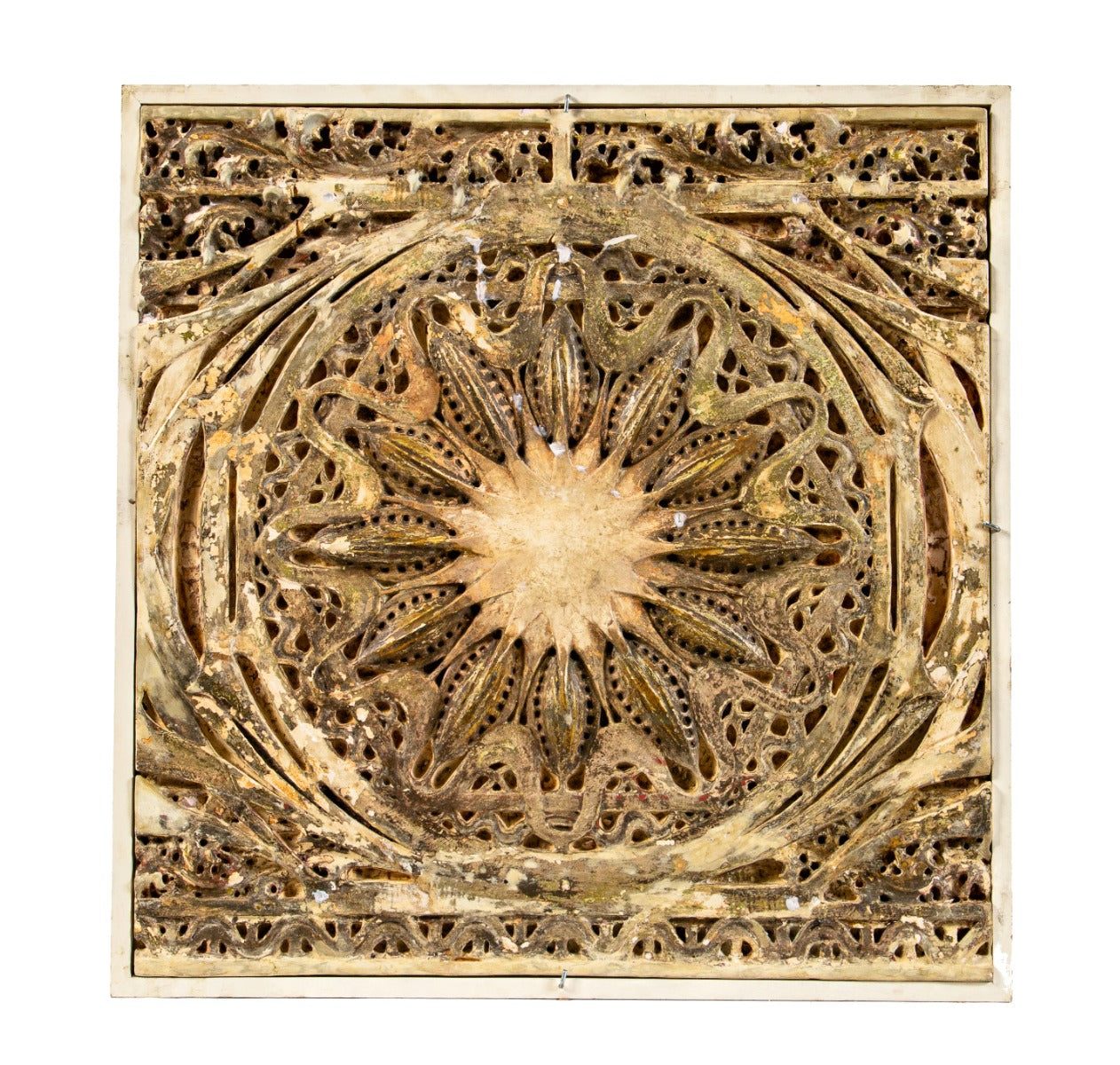 original louis h. sullivan-designed schiller building or garrick theater (1892) interior proscenium cast plaster starpod