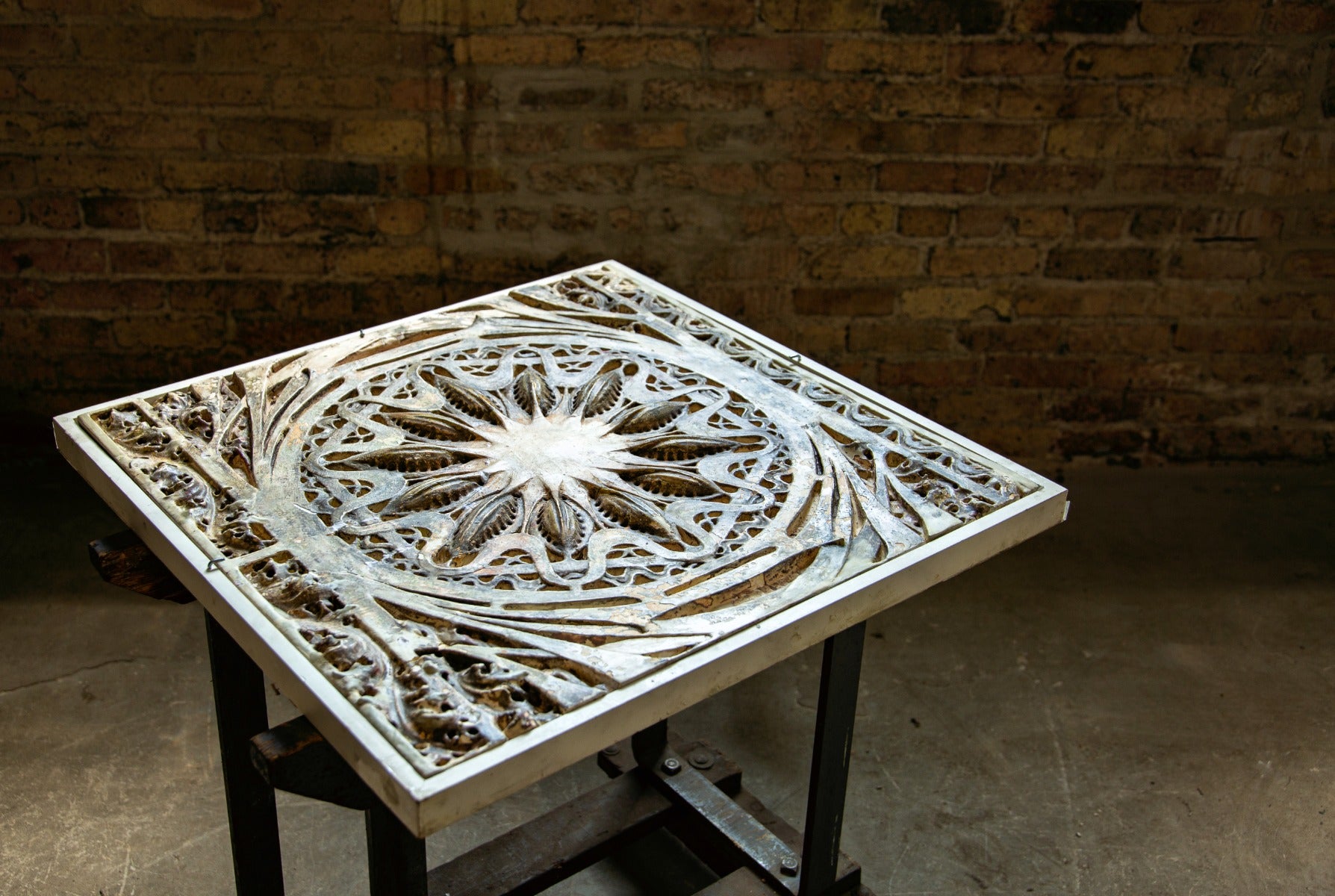 original louis h. sullivan-designed schiller building or garrick theater (1892) interior proscenium cast plaster starpod