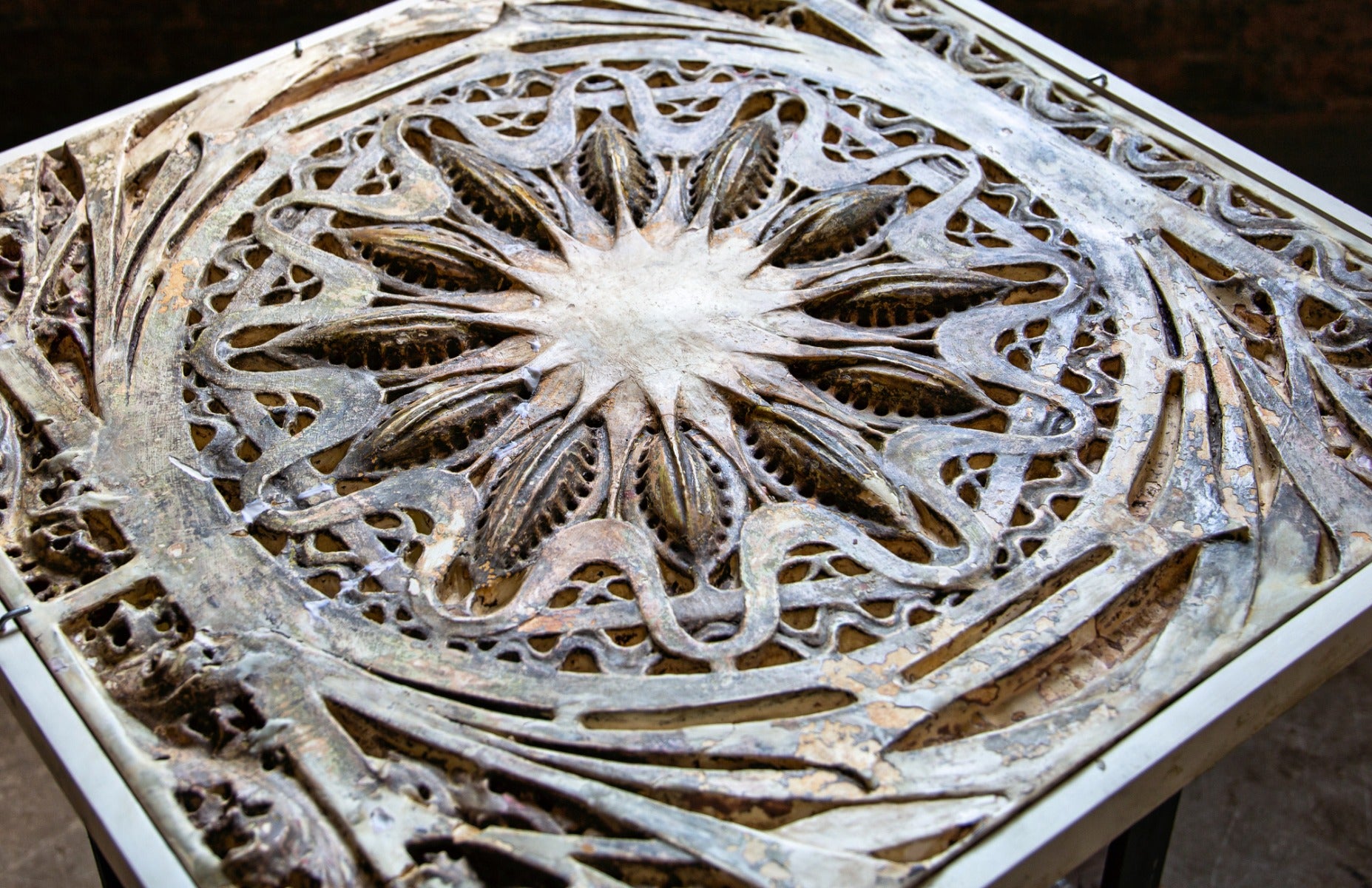 original louis h. sullivan-designed schiller building or garrick theater (1892) interior proscenium cast plaster starpod