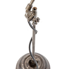 early 20th century american industrial refinished o.c. white kuckle-joint adjustable table or desk lamp