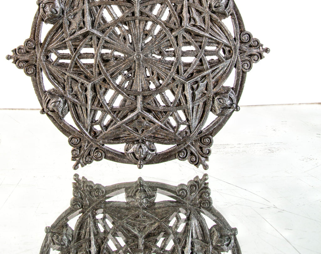 louis h. sullivan-designed guaranty building interior lobby elevator medallion recast from 1983 restoration