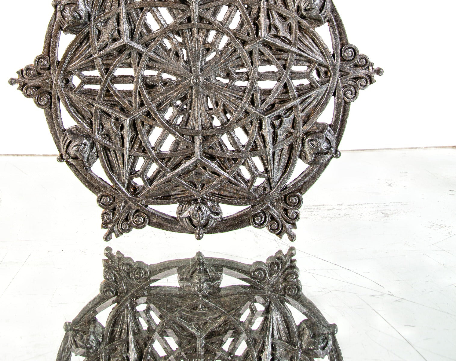 louis h. sullivan-designed guaranty building interior lobby elevator medallion recast from 1983 restoration