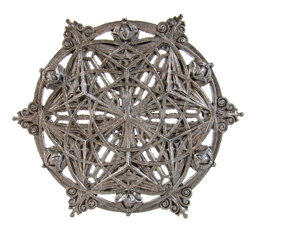 louis h. sullivan-designed guaranty building interior lobby elevator medallion recast from 1983 restoration