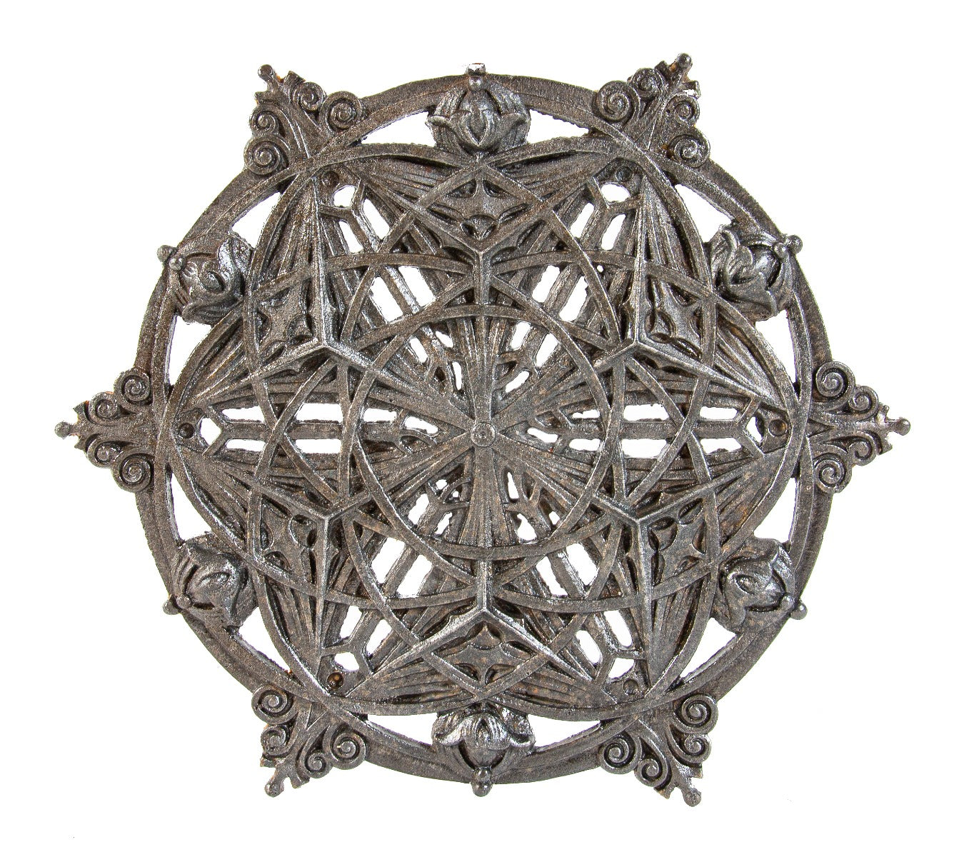 louis h. sullivan-designed guaranty building interior lobby elevator medallion recast from 1983 restoration