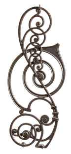 original museum-quality ornamental cast iron interior kansas city board of trade building staircase baluster