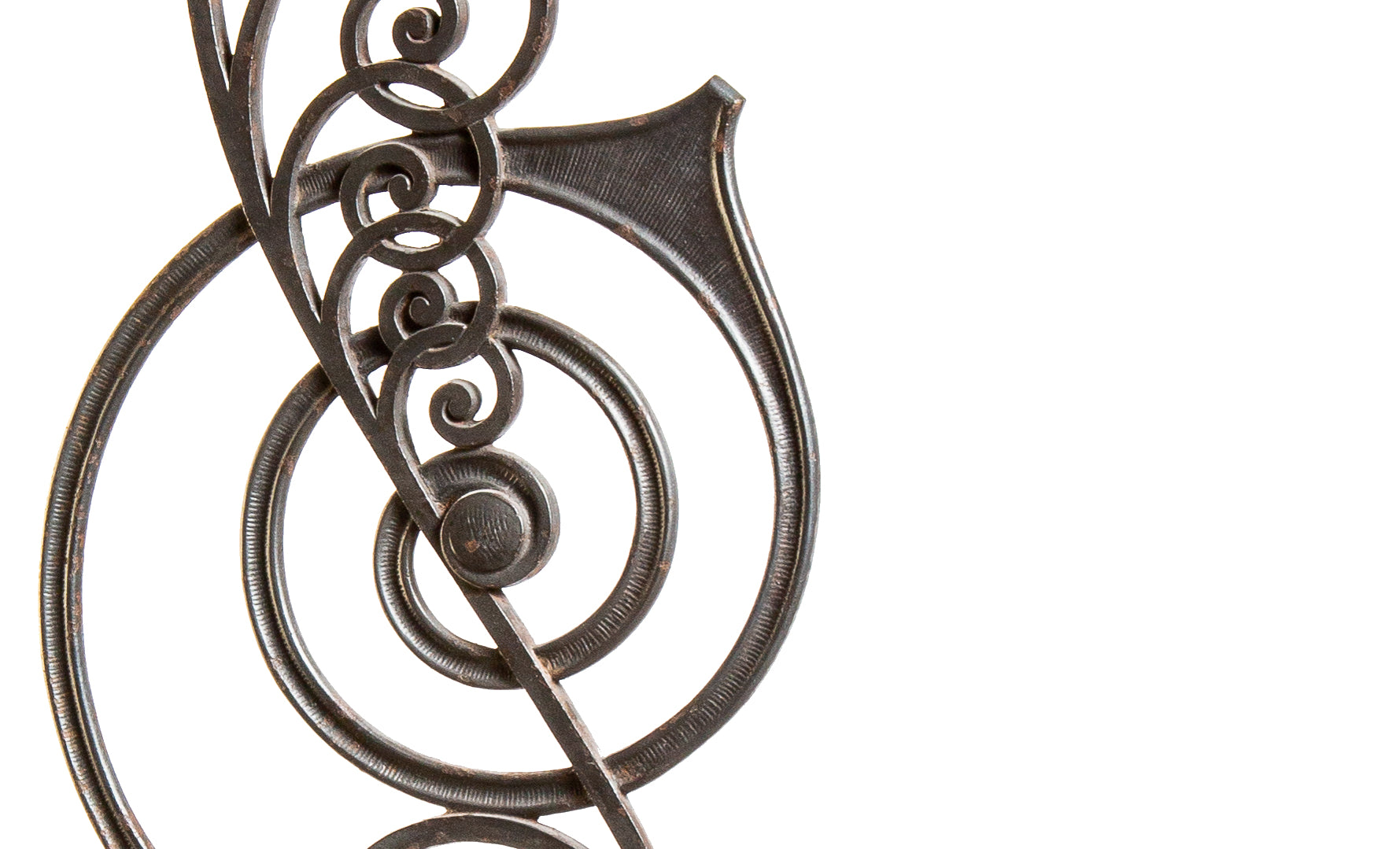 original museum-quality ornamental cast iron interior kansas city board of trade building staircase baluster