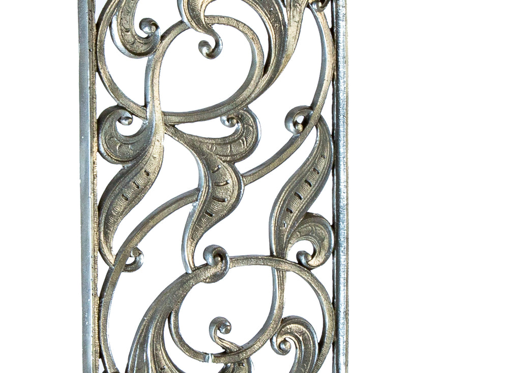single diminutive brushed cast aluminum model replica fabricated for the historically important monadnock building staircase restoration