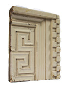 historically important original neoclassical style white glazed terra cotta terra cotta panel from burnham's railway exchange building