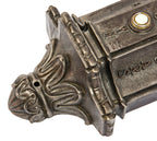 late 19th century original ornamental cast iron old colony building lobby elevator call box designed by holabird and roche