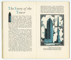original 1930s hard to find chicago tribune tower observatory ticket stub and profusely illustrated souvenir booklet