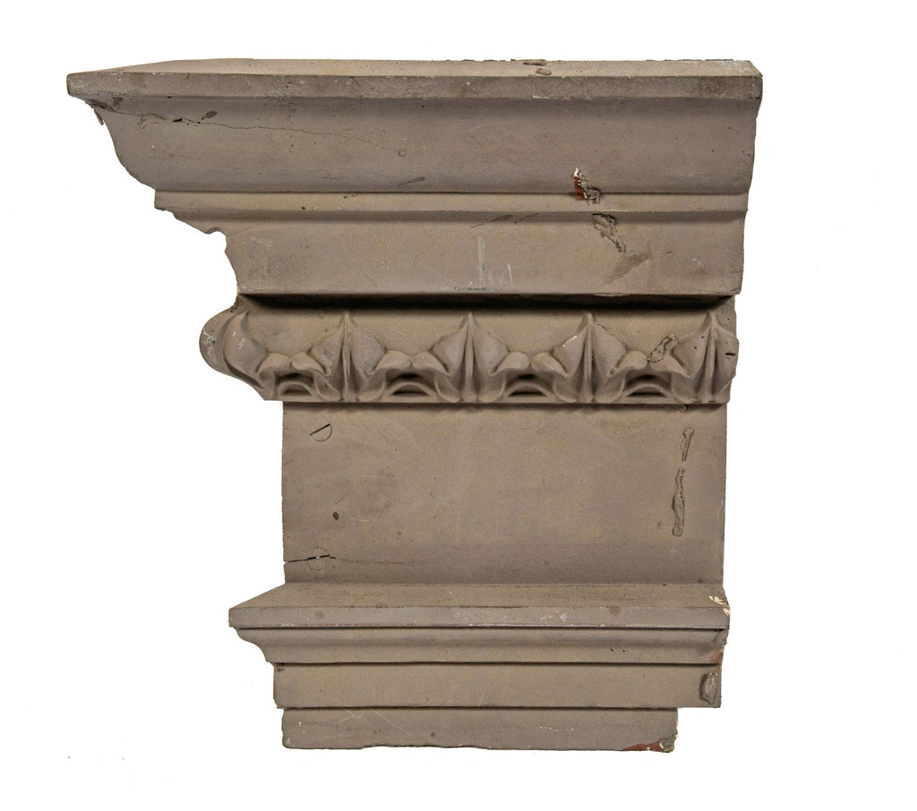 original daniel d. badger cast iron ornament salvaged from george jackson's iron block (1860)