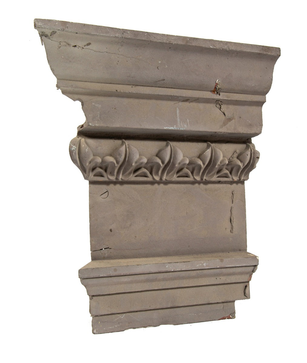 original daniel d. badger cast iron ornament salvaged from george jackson's iron block (1860)