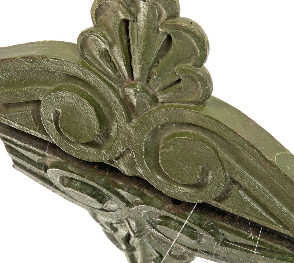 original 1896-7 ornamental cast iron exterior neoclassical style chicago van buren metra station kiosk ornament