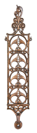 original copper-plated cast iron staircase balustrade salvaged from s.s. beman's 14-story pabst commerical building