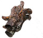 exceptional 19th or early 20th century stamped or pressed copper figural salvaged chicago friedley-voshardt gutter spout