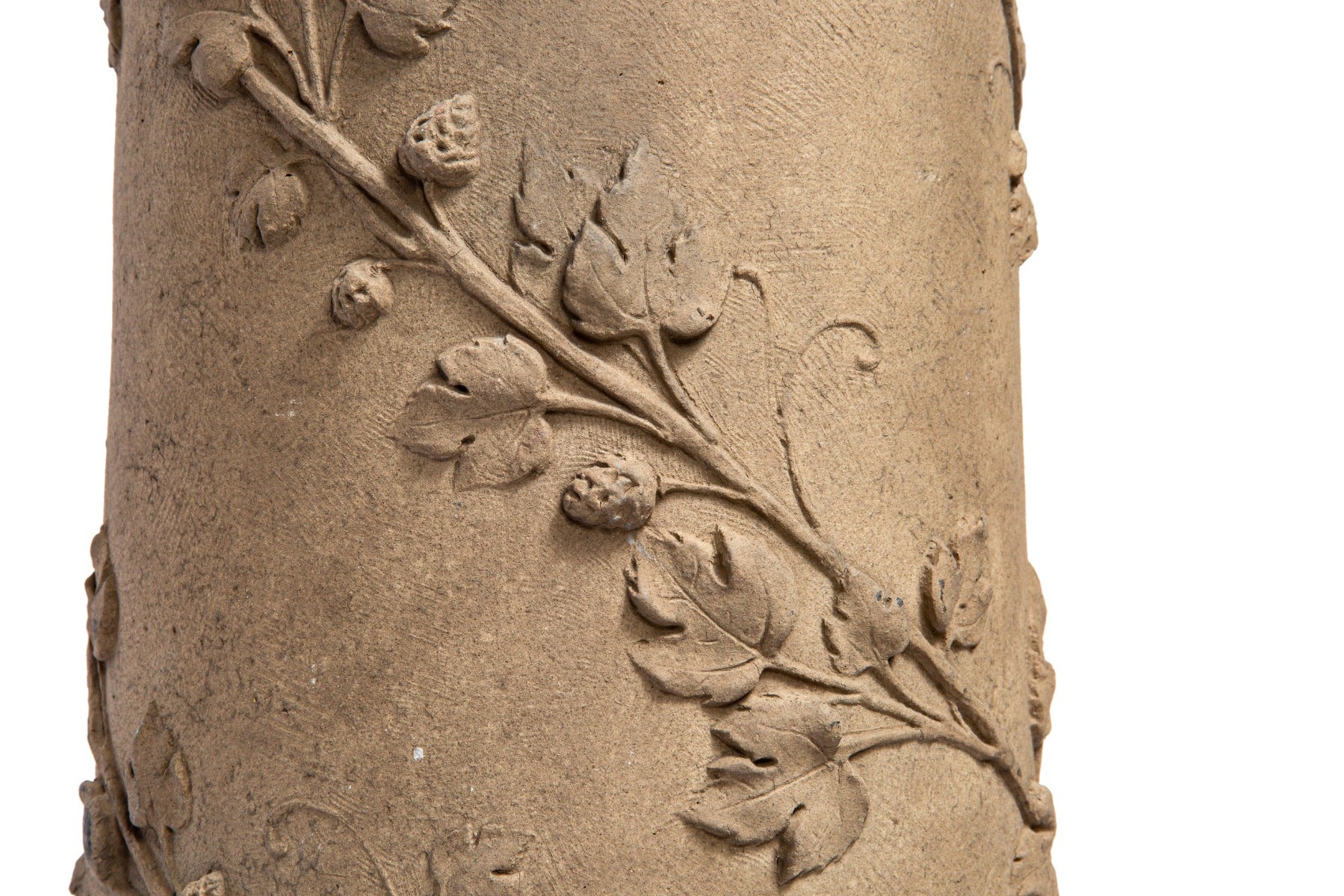 original 1893 chicago world's fair pabst pavilion buff-colored terra cotta column accentuated with hop leaves
